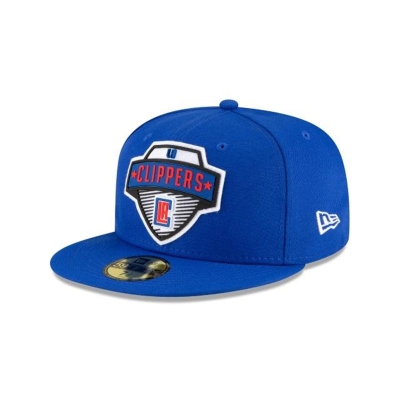 Blue Los Angeles Clippers Hat - New Era NBA Tip Off Edition 59FIFTY Fitted Caps USA7209365